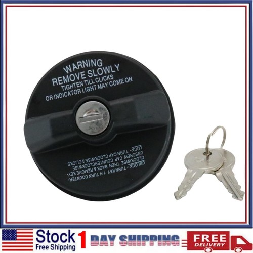 Locking gas fuel tank cap - gas,