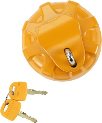 Excavator locking gas cap - excavator, for